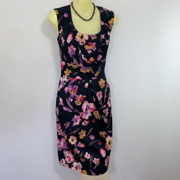 Max and Cleo Dress Max and Cleo Black Pink Floral Sz 6 NWOT - Picture 6 of 8